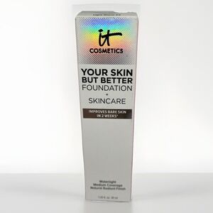 NIB It Cosmetics Your Skin But Better Foundation + Skincare Shade DEEP WARM 60